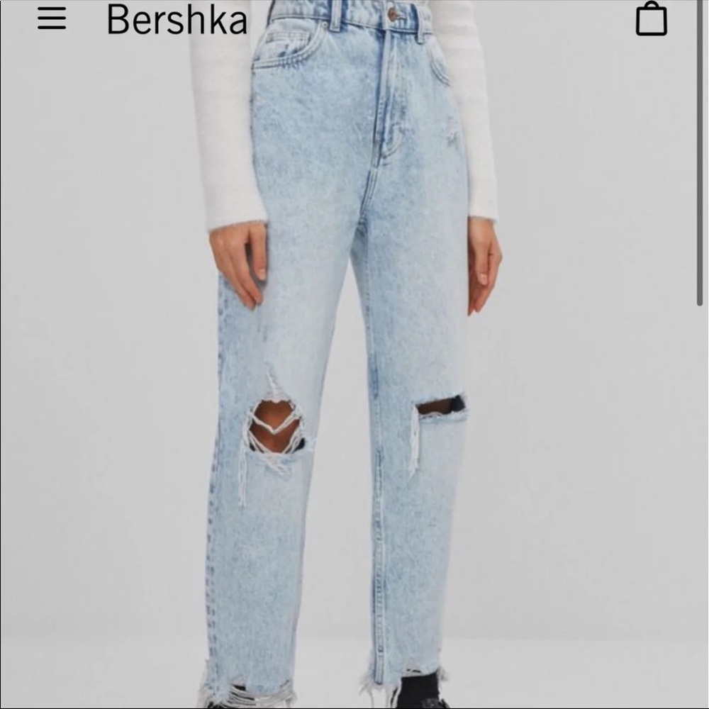 Bershka mom jeans NWT